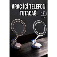 Telefon Tutucu Tüm Arabalara Uyumlu Araç İçi Katlanabilir Manyetik Tasarım