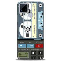Realme C15 Kılıf HD Baskılı Kılıf - Nostaljik Kaset + Tam Ekran Koruyucu