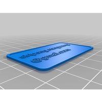 - Kişiye Özel Basit İsim Tagı Özelleştirici (Bu ürün Sadece Plastik parçadır - Almadan Önce Soru Sorabilirsiniz)