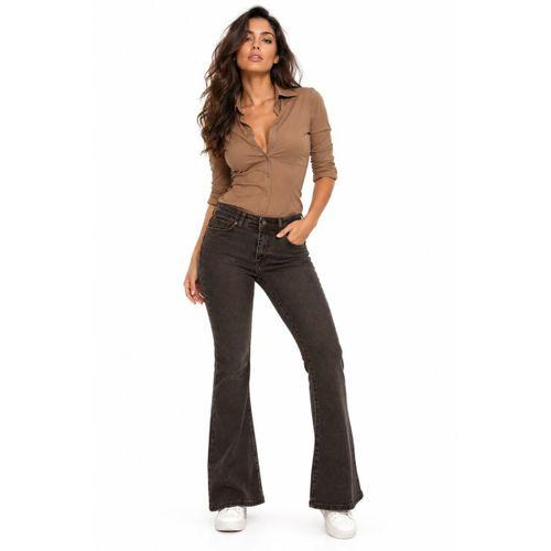 Kadın İspanyol Paça Fit Jean Pantolon BGL-ST05451