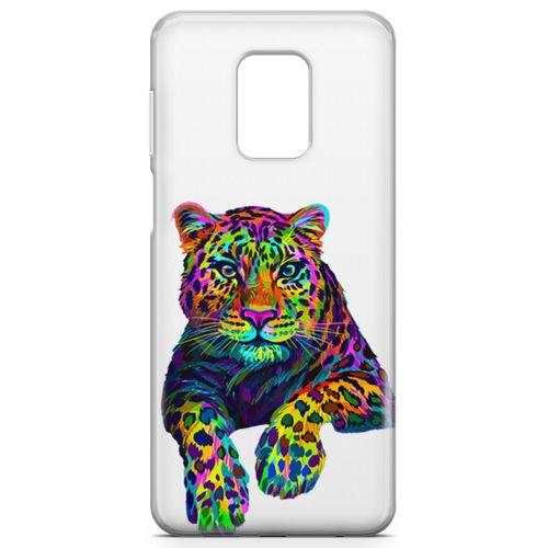 Xiaomi Redmi Note 9 Pro Kılıf Kaplan Colorful Arka Kapak Koruma Desenli Full Koruyucu