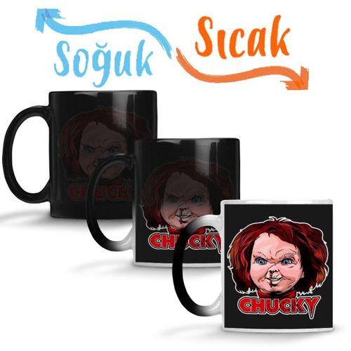 Classic Chucky Sihirli Kupa Bardak Porselen