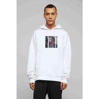 Riverdale Toni Topaz Baskılı Beyaz Erkek Kapşonlu Sweatshirt