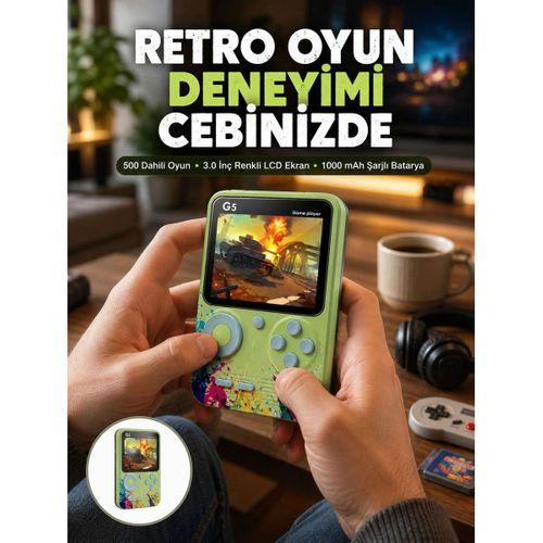 G5 Game Box Retro Mini Oyun Konsolu – 500 Dahili Oyun Yeni Nesil