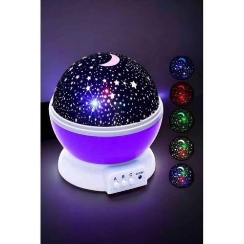 Mavi Ve Mor Işıklı Projeksiyon Lambası