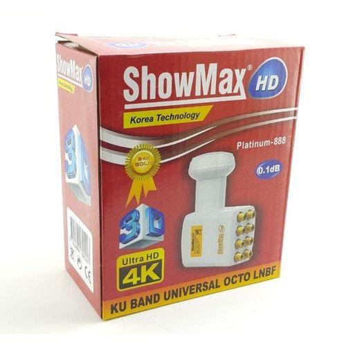 Showmax 8 Çıkışlı Sekizli Ultra HD 4k Uydu Anteni Lnb Elembi-Gold Başlıklı