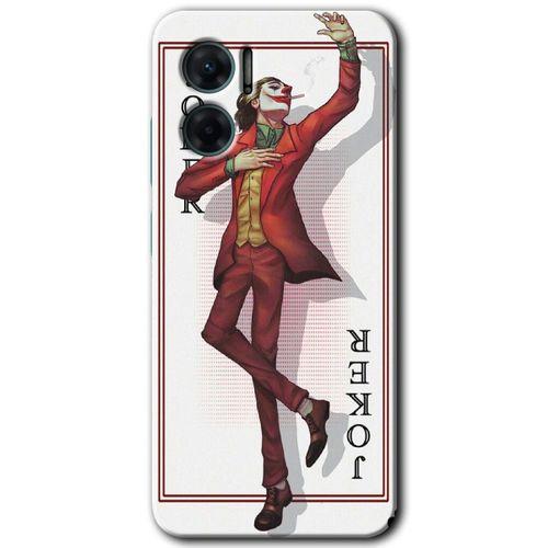 Xiaomi Redmi 10 5G HD Baskılı Kılıf + 9D Tam Ekran Koruyucu - Joker İskambil
