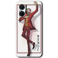 Xiaomi Redmi 10 5G HD Baskılı Kılıf + 9D Tam Ekran Koruyucu - Joker İskambil