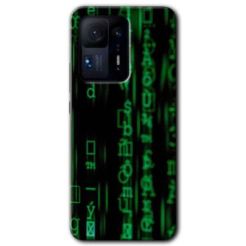 Xiaomi Mi Mix 4 HD Baskılı Kılıf + 9D Tam Ekran Koruyucu - Matrix