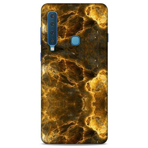 Mermer Desenli (9) Tema Kılıf Koyu Kahverengi Samsung Galaxy A9 2018 Kılıf