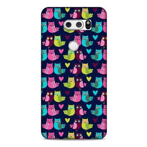 Baykuşlar (47) Desenli Silikon Kapak Telefon Kabı LG K40S Kılıf