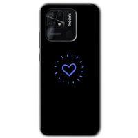 Redmi 10C Kılıf HD Desen Baskılı Arka Kapak - Heart Strokes + Kırılmaz Cam