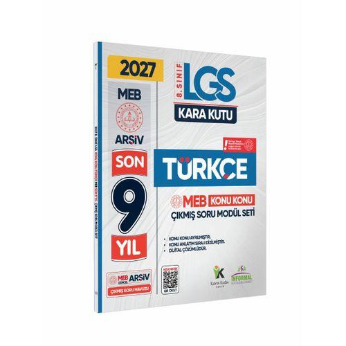 2027 LGS 8 Sınıf TÜRKÇE Karakutu MEB Çıkmış Soru Modülü Video/PDF Çözümlü Konu Konu Son 9 Yıl
