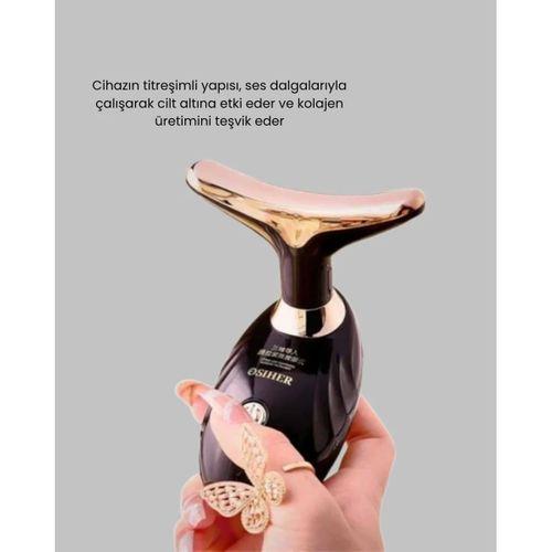 Yüz Ve Boyun İçin Cilt Sıkılaştırma Ve Kolajen Artırıcı Bakım Cihazı