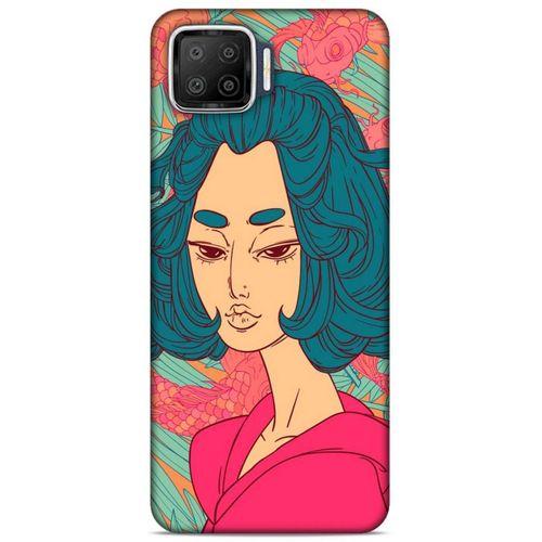 Lopard Oppo A73 Uyumlu Kılıf Sürreal Yüzler ♀ (44) Tough Armor Kılıf Desenli