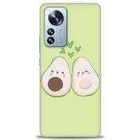 Xiaomi Mi 13 Lite Kılıf HD Baskılı Kılıf - Avacado + Tam Ekran Koruyucu