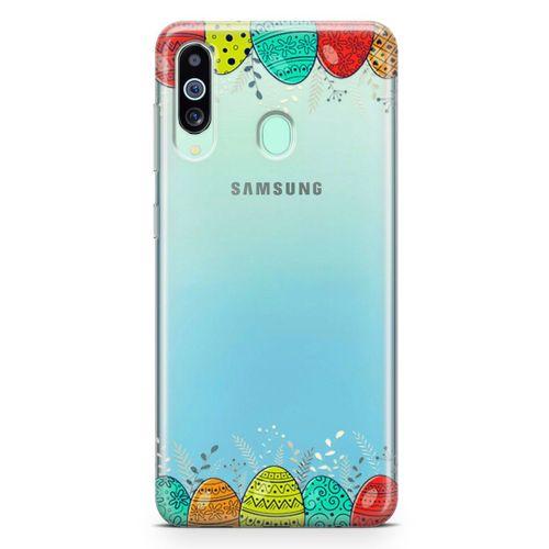 Samsung Galaxy A60 Kılıf Paskalya Bayramı Arka Kapak Koruma Desenli Full Koruyucu