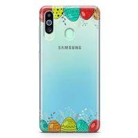Samsung Galaxy A60 Kılıf Paskalya Bayramı Arka Kapak Koruma Desenli Full Koruyucu