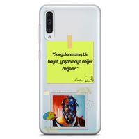 Samsung Galaxy A50 Kılıf Caps Sokrates Hayat Arka Kapak Koruma Desenli Full Koruyucu