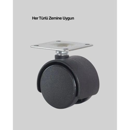 Mobilya Tekerleği 6 Cm Kilitsiz Tekli Satış