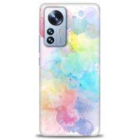 Xiaomi Mi 12 Pro Kılıf HD Baskılı Kılıf - Renk Paleti + Tam Ekran Koruyucu