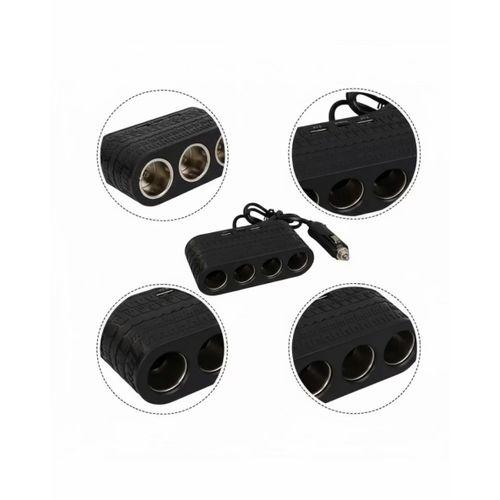 Araçlar İçin 4’lü Çakmak Çoklayıcı Type C Usb Ve Koruma Sistemli