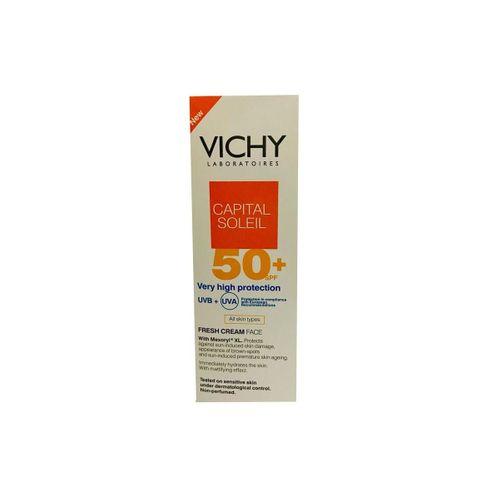 Vichy Capital Soil 50+ 100 ML Güneş Kremi Vichy Capital Soleil Spf 50+ Çok Yüksek Korumalı Leke Karşıtı Güneş Kremi 100 ml