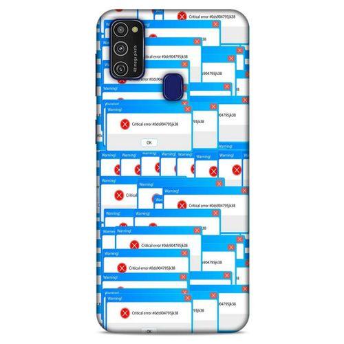 Retro (48) Desen Bumper Kılıf Renkli Samsung Galaxy M21 Kılıf