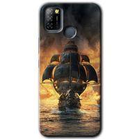 İnfinix Smart 5 Kılıf HD Desen Baskılı Arka Kapak - Siyah İnci