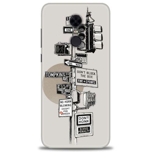 Xiaomi Redmi 5 Plus Kılıf HD Baskılı Kılıf - Tabelalar + Tam Ekran Koruyucu