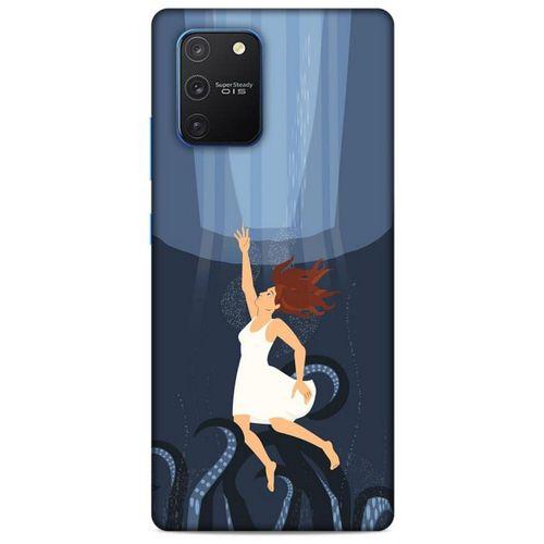 Samsung Galaxy S10 Lite Kılıf Depresyon (43) Thin Fit Kılıf Mavi Tonları