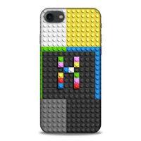 Lopard Apple Iphone 7 Uyumlu Kılıf BloX (40) Fit Silikon Kılıf X Harfi