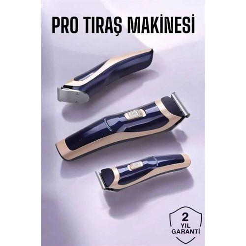 Profesyonel Şarjlı Saç Ve Sakal Traş Makinesi Kolay Kullanım