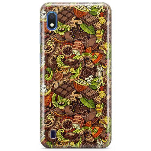 Samsung Galaxy A10 Kılıf Sıcak Çikolata Arka Kapak Koruma Desenli Full Koruyucu