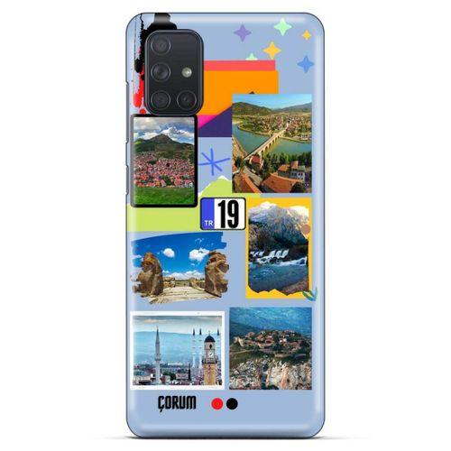 Lopard Samsung Galaxy M51 Uyumlu Kılıf Şehirli ※ (19) Çorum Kılıfları
