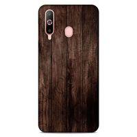 Lopard Samsung Galaxy A60 Uyumlu Kılıf Wood'X (2) Kabı Desenli