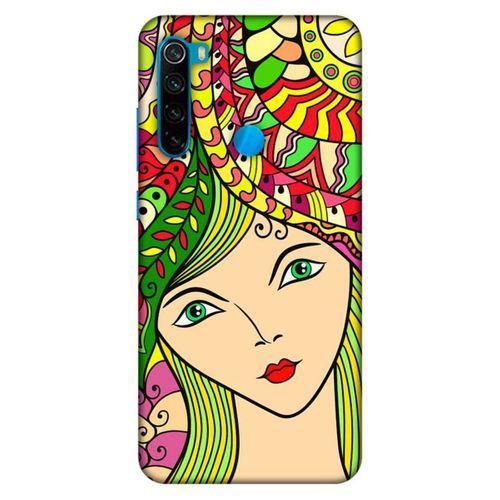 Lopard Xiaomi Redmi Note 8 Uyumlu Kılıf Sürreal Yüzler ♀ (43) Thin Fit Kılıf Baskılı