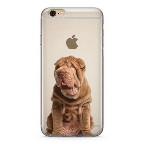 Apple iPhone 6 6s Kılıf Shar Pei Arka Kapak Koruma Desenli Full Koruyucu