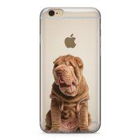 Apple iPhone 6 6s Kılıf Shar Pei Arka Kapak Koruma Desenli Full Koruyucu