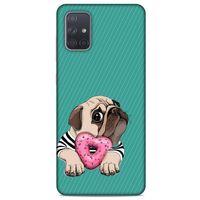 Animax Donutcu Pug Samsung Galaxy A71 Kılıf Desenli Silikon