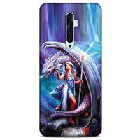 Oppo Reno 2z Kılıf Dragons (31) TPU Kılıf Ejderha ve Sahibe