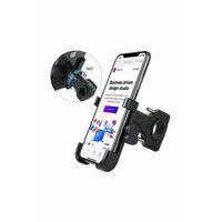 Alüminyum Gövdeli Metal Gidon Bağlantılı Motosiklet Telefon Tutucu 7 İnç Xl