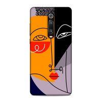 Xiaomi Mi 9T Pro Uyumlu Kılıf Face'X 47 Crystal Flex Kılıf İllustrasyon