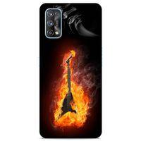 Lopard Oppo Realme 7 Pro Uyumlu Kılıf FireX (12) Koruyucu Silikon Elektro Gitar
