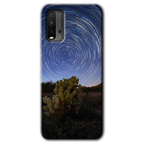 Poco M3 Kılıf HD Desen Baskılı Arka Kapak - Eclipse Sky + Kırılmaz Cam