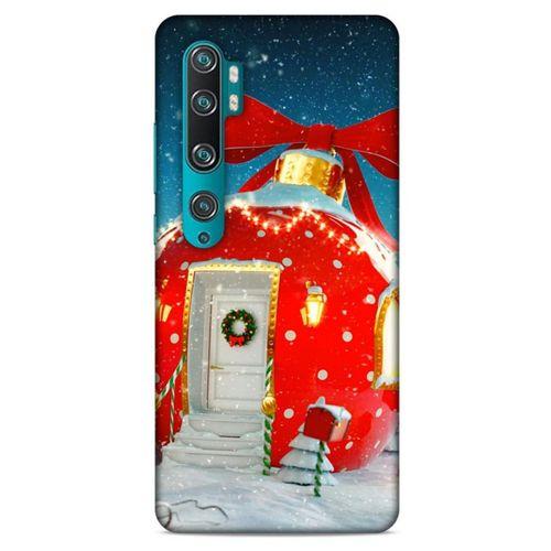 Xiaomi Mi Note 10 Kılıf Snowix (15) Antişok Kılıf Alev Kırmızı