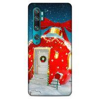 Xiaomi Mi Note 10 Kılıf Snowix (15) Antişok Kılıf Alev Kırmızı