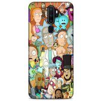 Oppo A5 2020 Uyumlu Kılıf Rick And Morty (35) Fit Design Kılıf Cop Rick