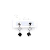 Sallantılı VC Yonca  Küpe - Gümüş