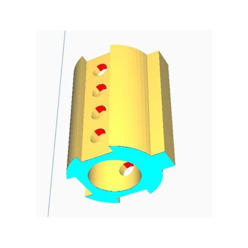 Airsoft Namlu Spacer Aparatı – 3D Baskı Yedek Parça (Bu ürün Sadece Plastik parçadır - Almadan Önce Soru Sorabilirsiniz)